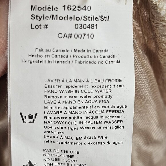 Boho Victorian Antique Revival Lace Short Party Glam Dress Joseph Ribkoff 6 Whit - Picture 16 of 16